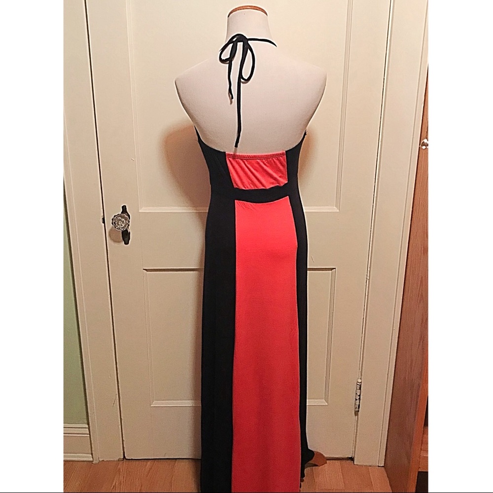 🚫SOLD🚫 NWOT {Monteau} Color-block Maxi Dress, M - Picture 4 of 5